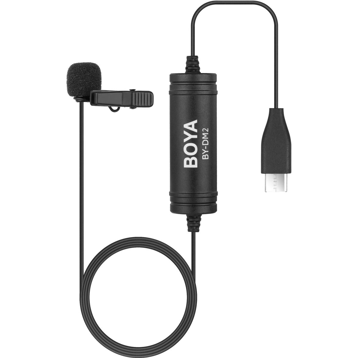 BOYA Digital Lavalier Microphone For Android Devices - Black