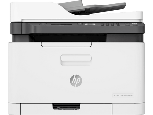 طابعة HP Color Laser MFP 179fnw - بيضاء