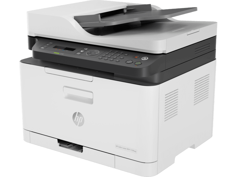 طابعة HP Color Laser MFP 179fnw - بيضاء