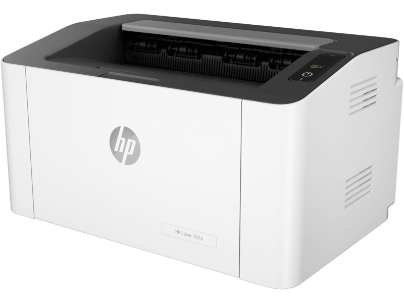 طابعة HP LaserJet 107a - بيضاء