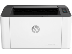 طابعة HP LaserJet 107w A4 أحادية اللون لاسلكية - بيضاء
