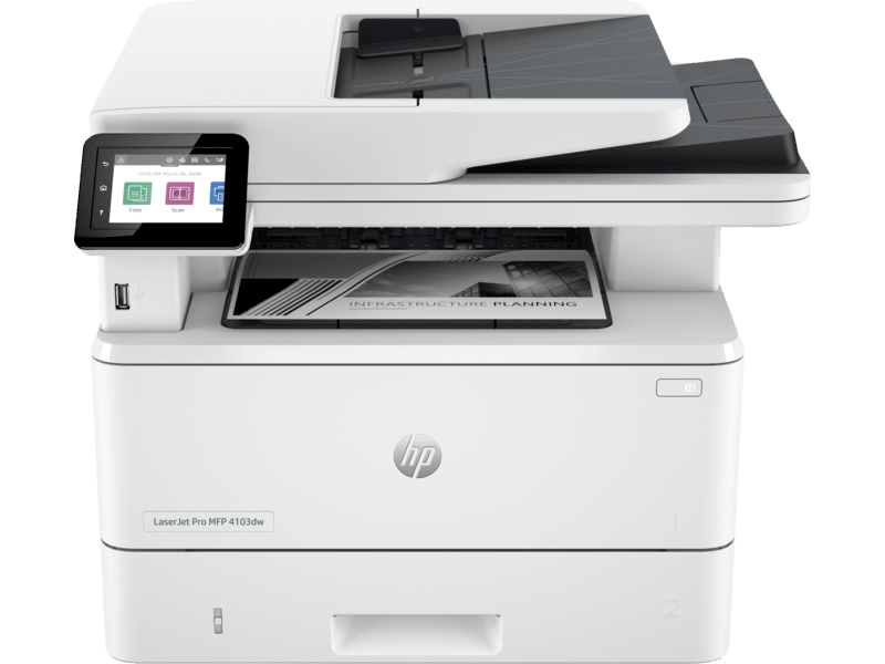 طابعة HP LaserJet Pro MFP 4103dw (2Z627A) 