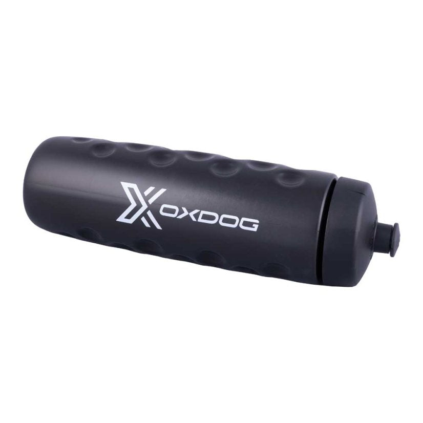 زجاجة مياه Oxdog K2 سعة 1 لتر - تصميم مريح باللون الأسود