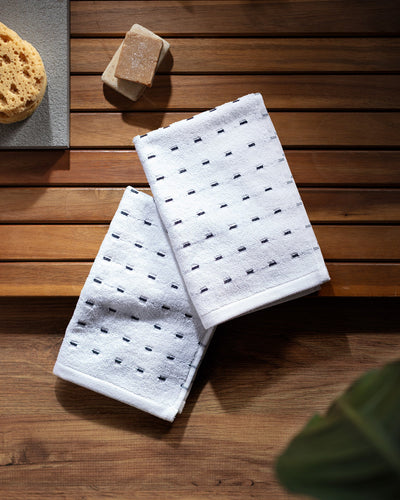 Leroy 2 Pack Hand Towel - Madame Coco JO