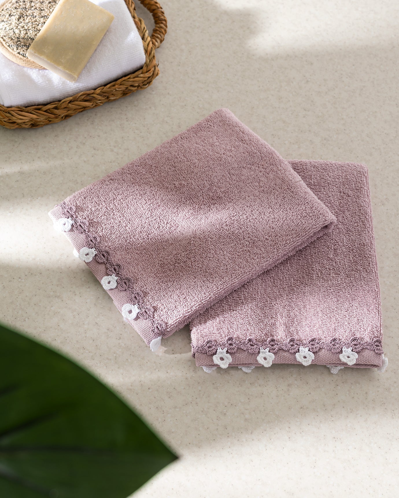 Jeanne 2 Pack Hand Towel - Madame Coco JO