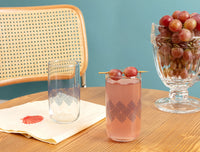 Musette-blue Rugs4-piece Beverage Glass Set - Madame Coco JO