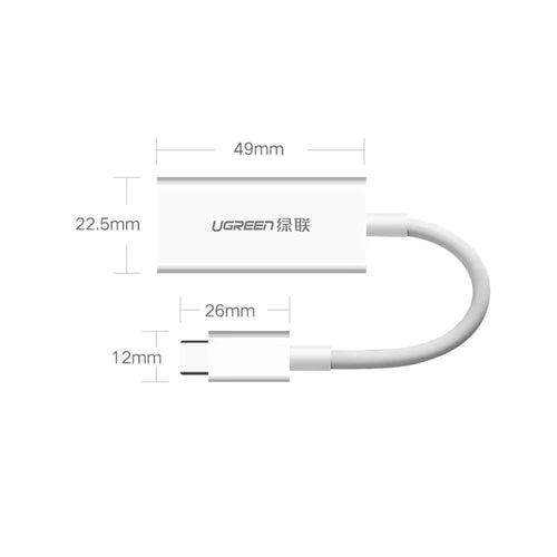 يوجرين محول USB-C إلى DisplayPort - أبيض بجودة عالية