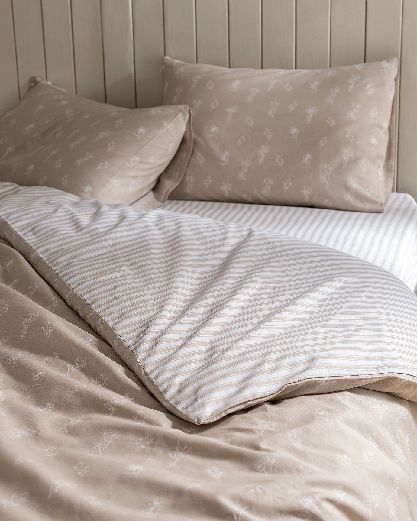 Rever Double Sıze Duvet Cover Set - Ranforce Patterned - Madame Coco JO