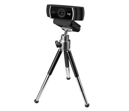 Logitech C922 Pro Stream Webcam 1080P Camera for HD Video Streaming & Recording 720P at 60Fps with Tripod Included