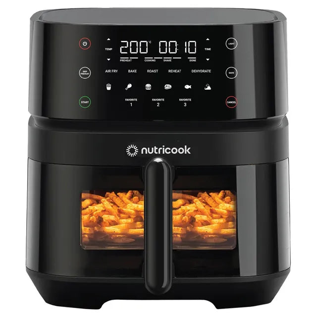 Nutricook Airfryer Vision 5.7L / Clear Window and Internal Light - Black