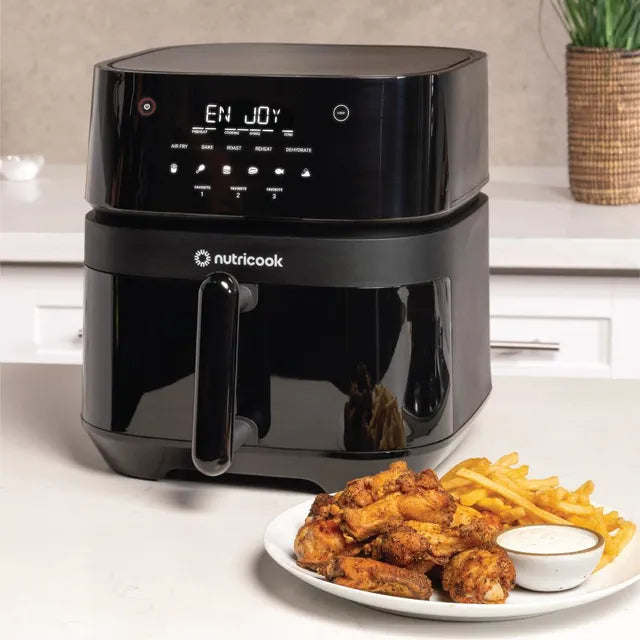 Nutricook Airfryer Vision 5.7L / Clear Window and Internal Light - Black
