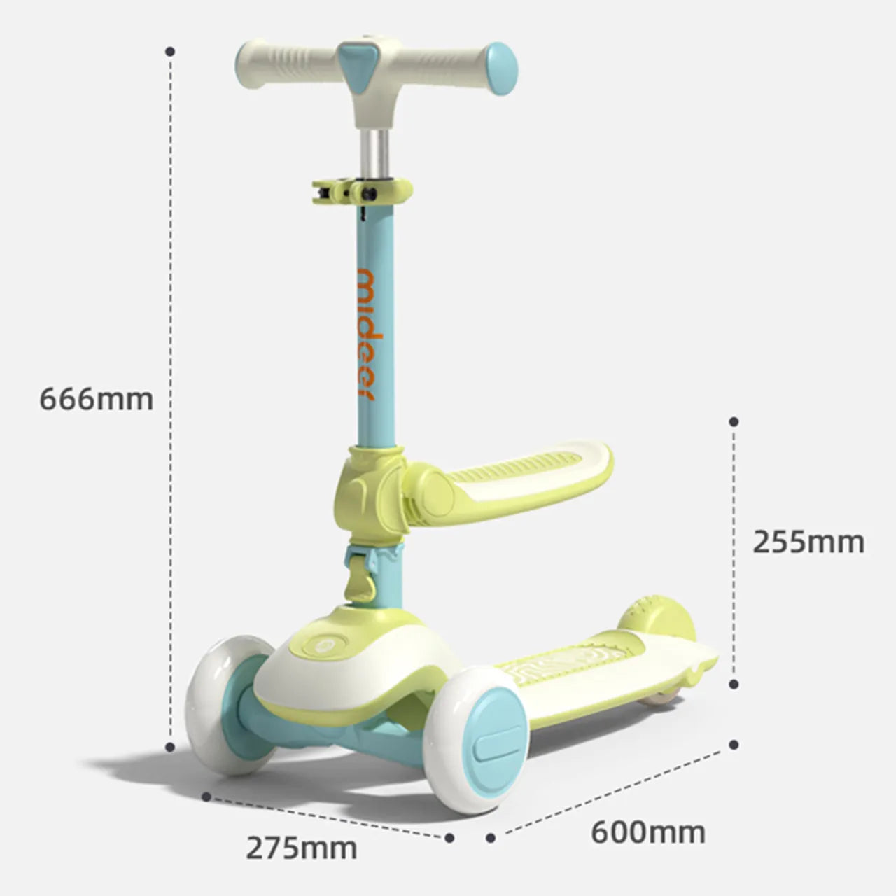 Mideer Kid Scooter Versatile Ride-On for Fun & Safety - Green Mideer Kid Scooter Versatile Ride-On for Fun & Safety - Green