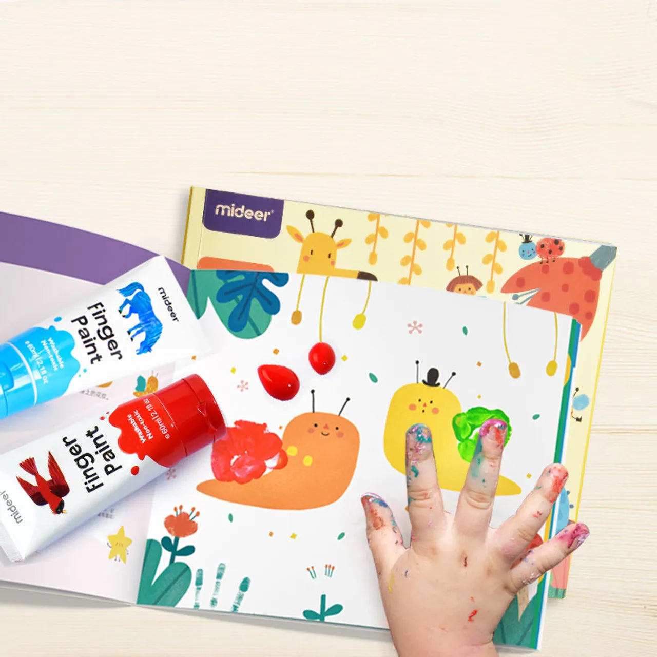 Mideer Finger Paint Art Book Mideer Finger Paint Art Book