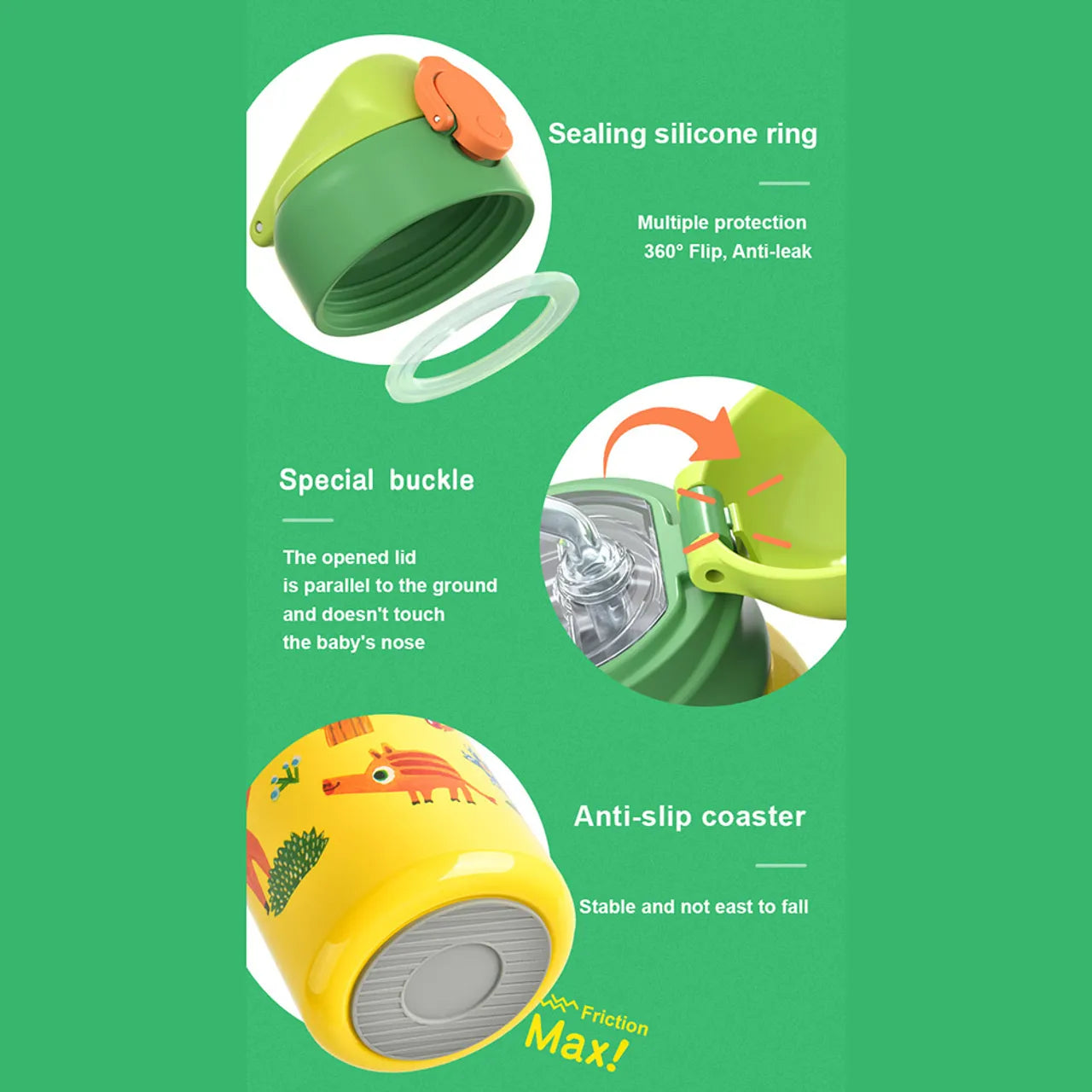 Mideer Vacuum Insulated Bottle – T-Rex Mideer Vacuum Insulated Bottle – T-Rex