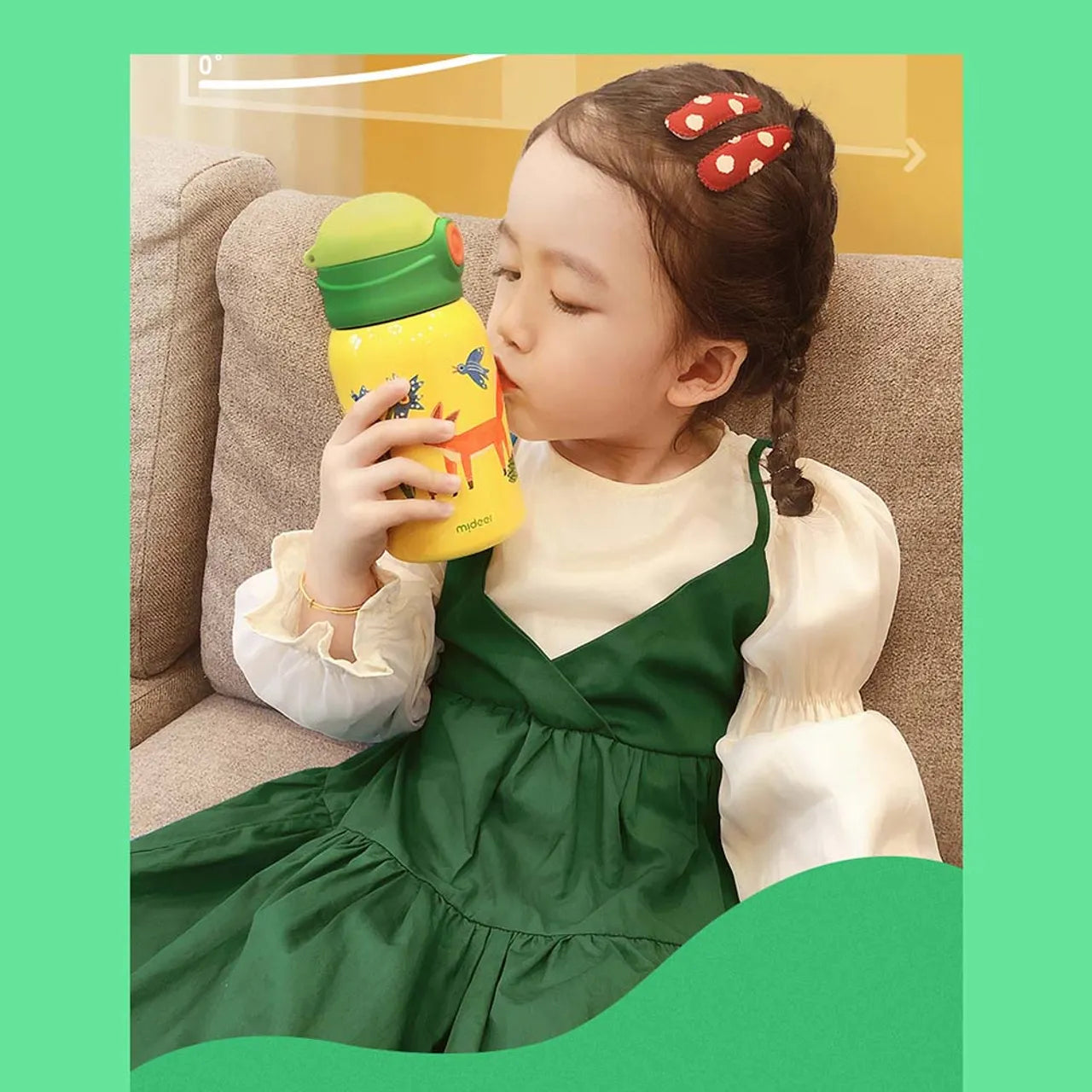 Mideer Vacuum Insulated Bottle – T-Rex Mideer Vacuum Insulated Bottle – T-Rex
