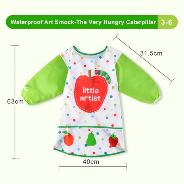 Mideer Finger paint Waterproof Coat Very Hungry Caterpillar