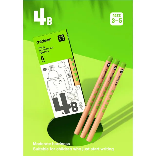 Mideer Thick Triangular Pencils Mideer Thick Triangular Pencils