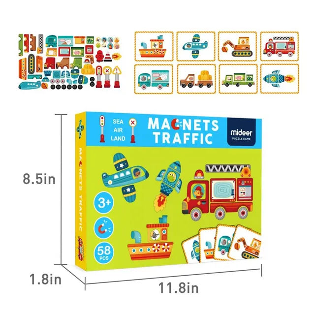 Mideer Magnetic Traffic Game Mideer Magnetic Traffic Game