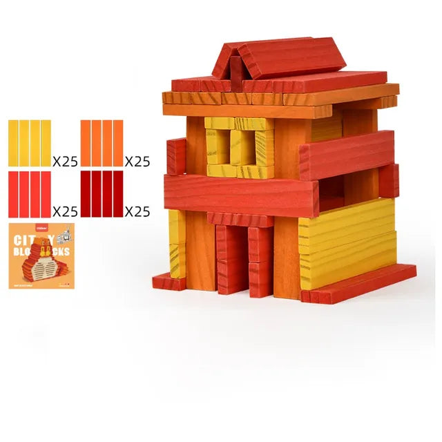 Mideer City Blocks – Warm Color Mideer City Blocks – Warm Color
