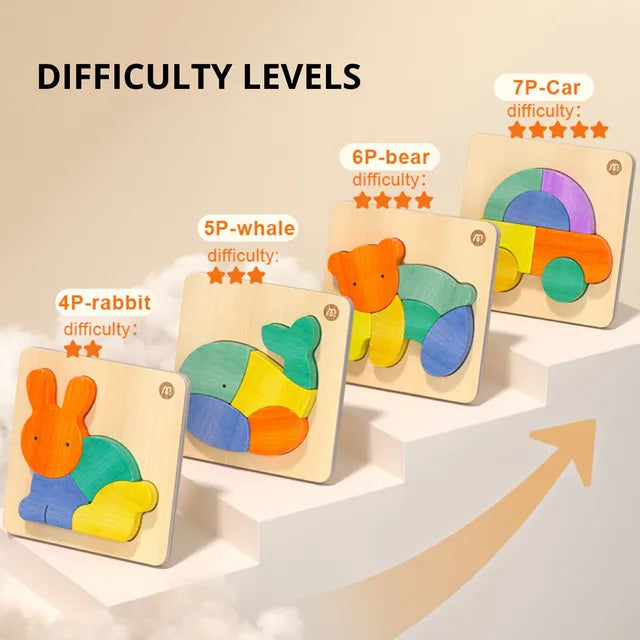 Mideer Wooden Building Blocks – Rabbit Mideer Wooden Building Blocks – Rabbit