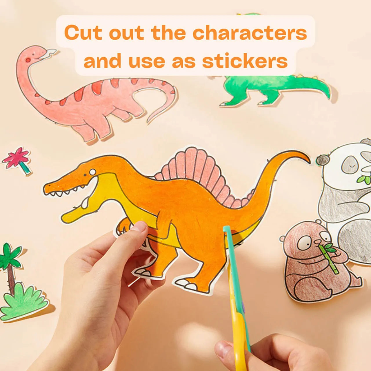 Mideer Adhesive Colouring Scroll – The Magic Zoo Mideer Adhesive Colouring Scroll – The Magic Zoo