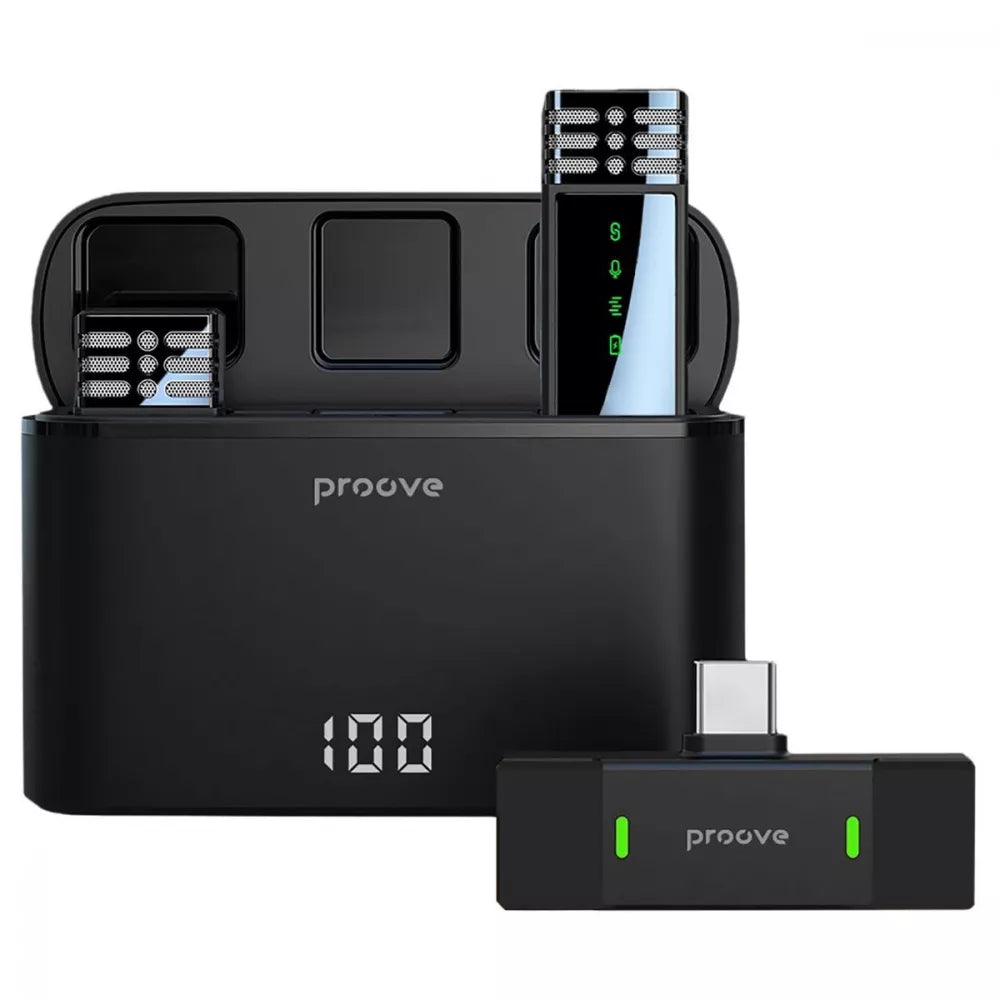 Proove Wireless Microphone with Type-C Port Proove Wireless Microphone with Type-C Port