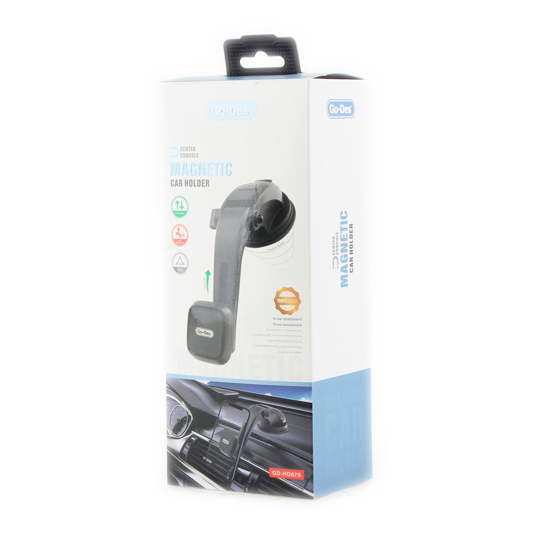 Go-Des Magnetic Car Phone Holder - Black Go-Des Magnetic Car Phone Holder - Black