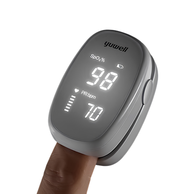 Yuwell YX102 Finger Pulse Oximeter – LED Display, SpO2 & Pulse Rate