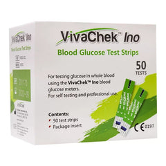 VivaChek Ino Blood Glucose Test Strips – 50 Strips (2 × 25)