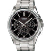 Casio Classic Multifunction Silver St.Steel Black Dial for Men