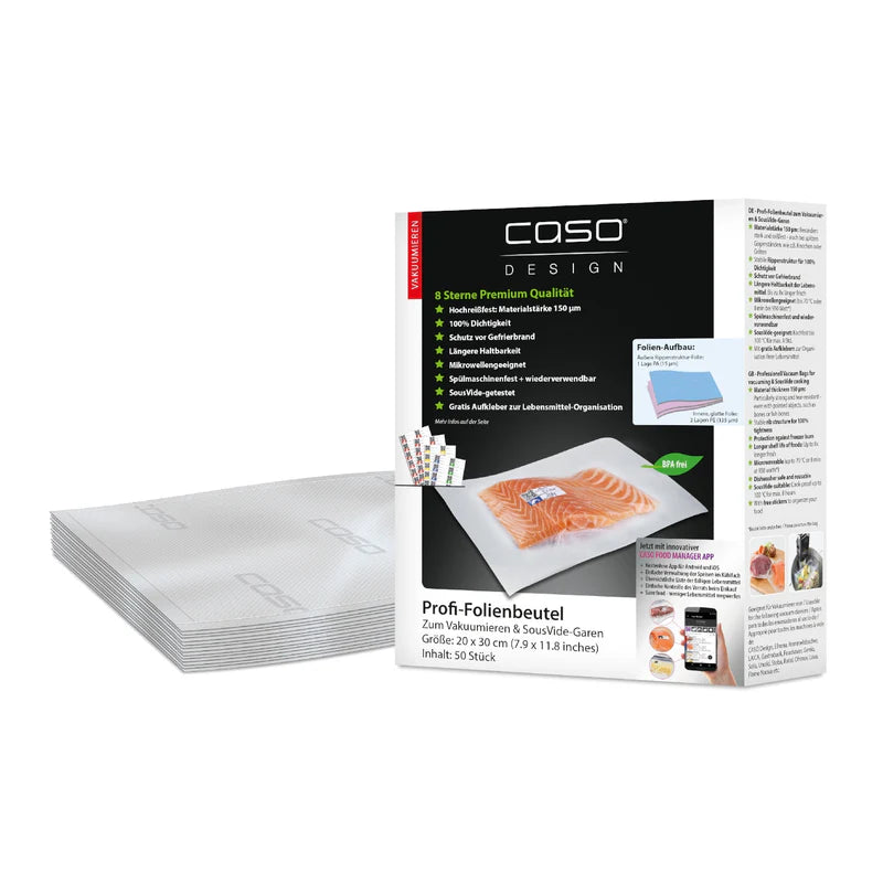 Caso Vacuum Polybags 20x30 cm 50 Pieces