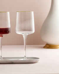 Musette - Serenity Gold 4-piece Wine Glass Set - 320ml - Madame Coco JO