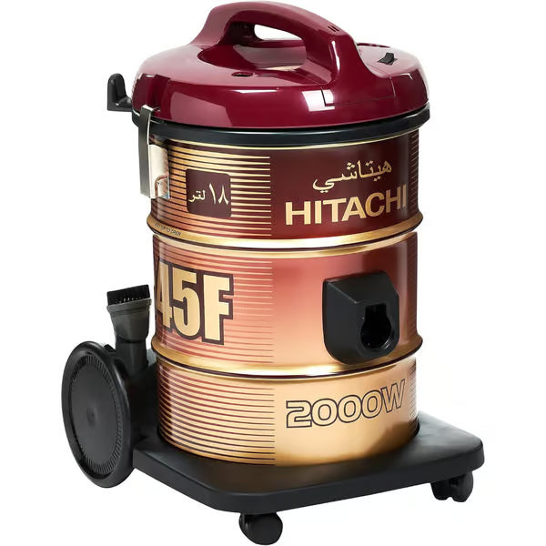 Hitachi Vacuum Cleaner Drum 18L 2000W Red/Gold