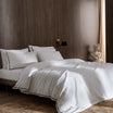 Tina King Size Linen Look Washed Duvet Cover Set - Madame Coco JO