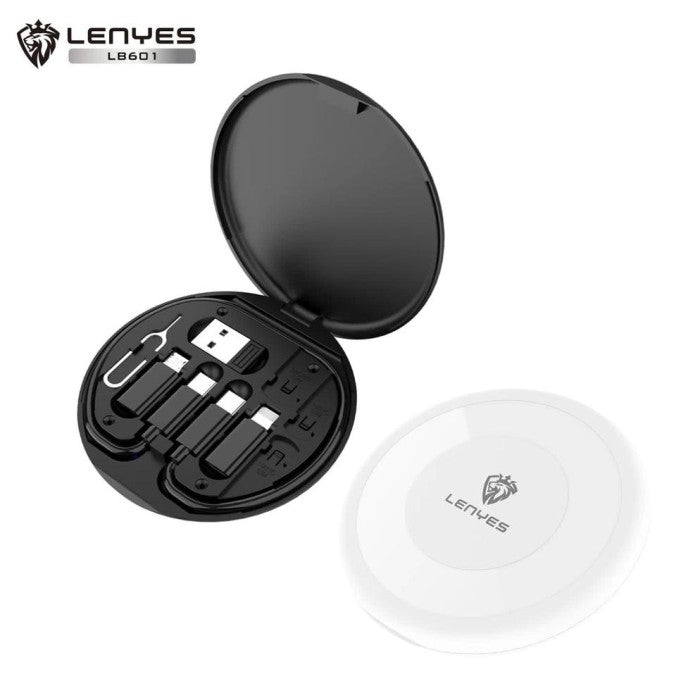 Lenyes Data Cable Storage Box Multifunction 6in1 60W - Black Lenyes Data Cable Storage Box Multifunction 6in1 60W - Black