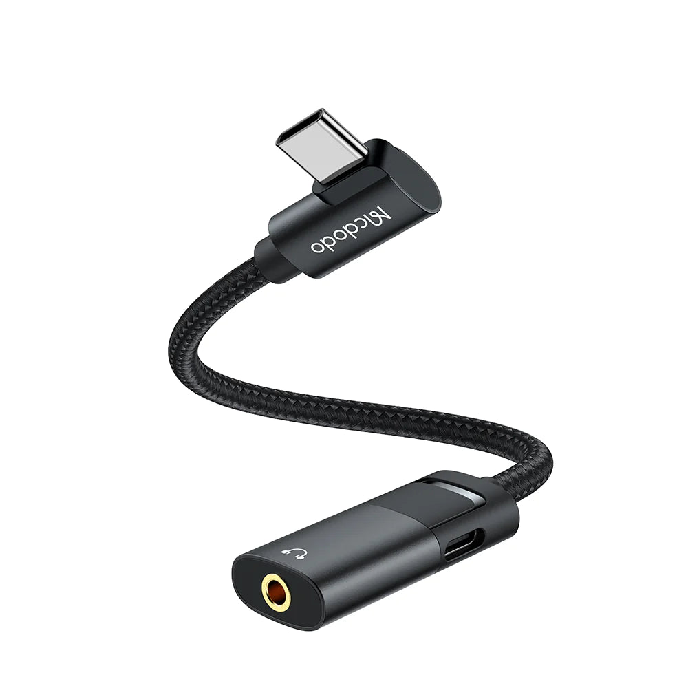 Mcdodo 27W PD Cable USB Type C to Type C & AUX - Black Mcdodo 27W PD Cable USB Type C to Type C & AUX - Black