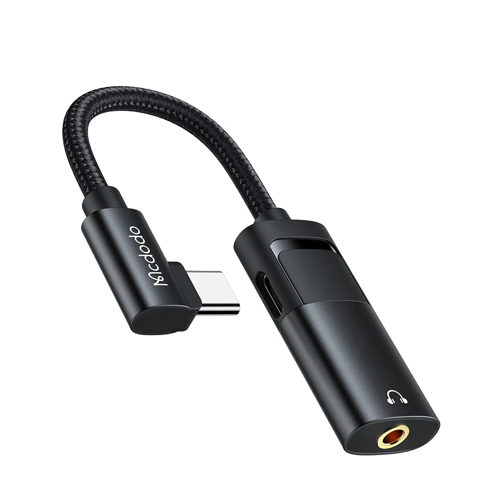 Mcdodo 27W PD Cable USB Type C to Type C & AUX - Black Mcdodo 27W PD Cable USB Type C to Type C & AUX - Black