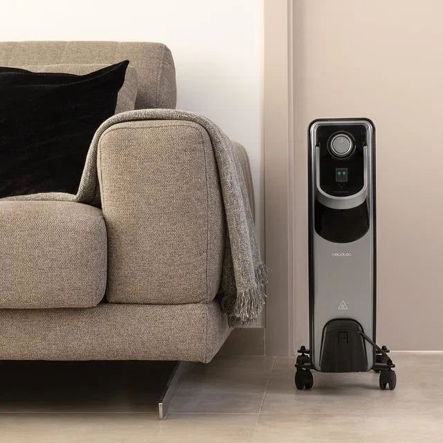 Cecotec ReadyWarm 9000 Space 360 Electric Oil Radiator - 9 Fins, 2000W, Black