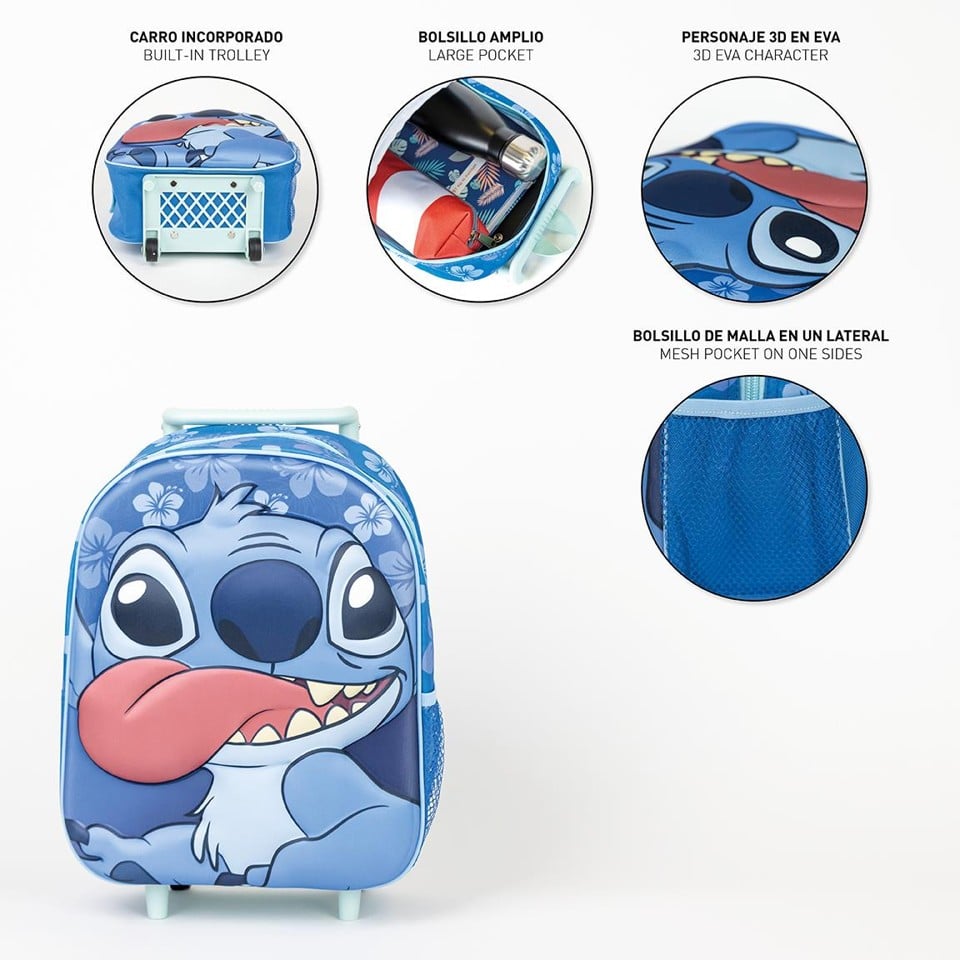 Cerda Kids 3D Stitch Backpack – Fun & Durable