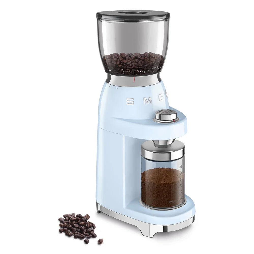 Smeg CGF01 Coffee Grinder – Pastel Blue