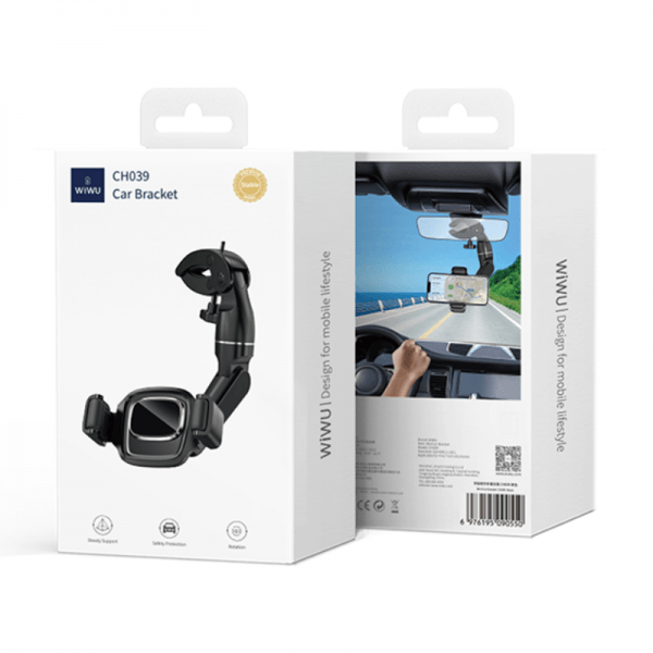 WIWU Mini Car Bracket - Black WIWU Mini Car Bracket - Black