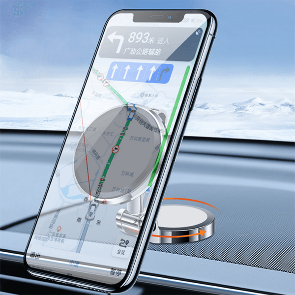 WIWU Zink Alloy Car Mount - Silver