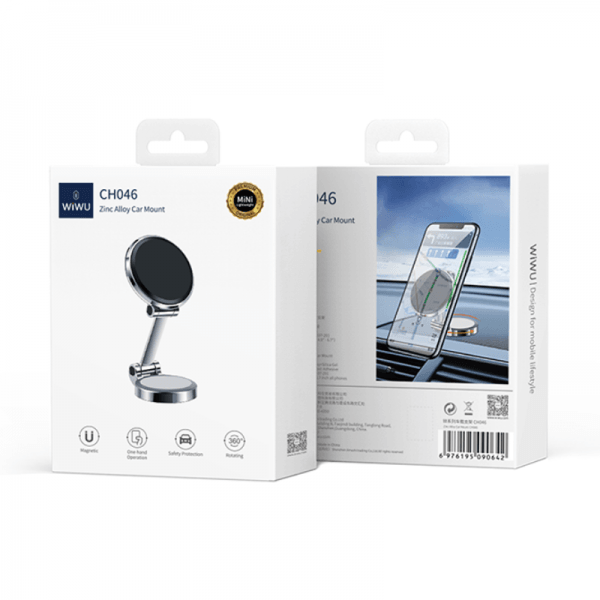 WIWU Zink Alloy Car Mount - Silver WIWU Zink Alloy Car Mount - Silver