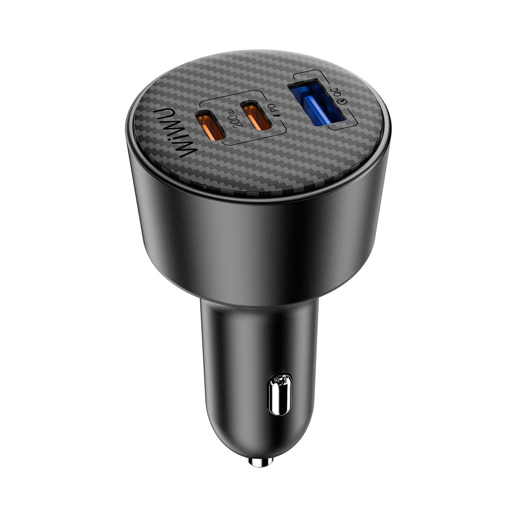 WiWU Wi-CC026 200W Triple-Port Car Charger PD PPS WiWU Wi-CC026 200W Triple-Port Car Charger PD PPS