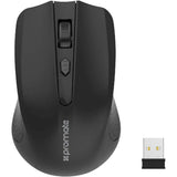 Promate Clix-8 Portable Optical Wireless Mouse with USB Nan Receiver 10m Working Distance, Auto Sleep Function