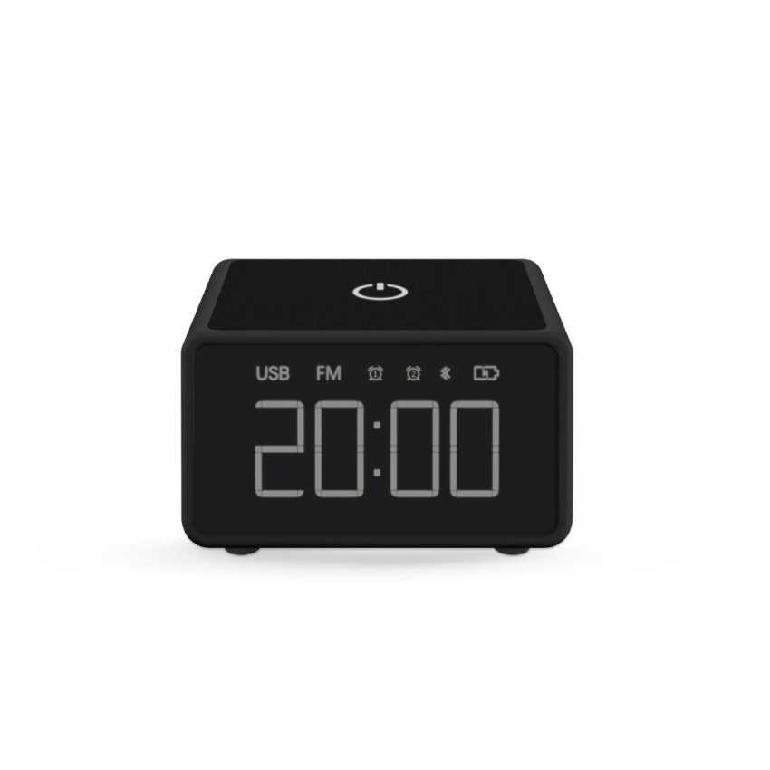 Goui O'Clock - Digital Clock + Wireless Charger + Speaker