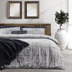 Etretat Single Size Dobby Duvet Cover Set - Madame Coco JO