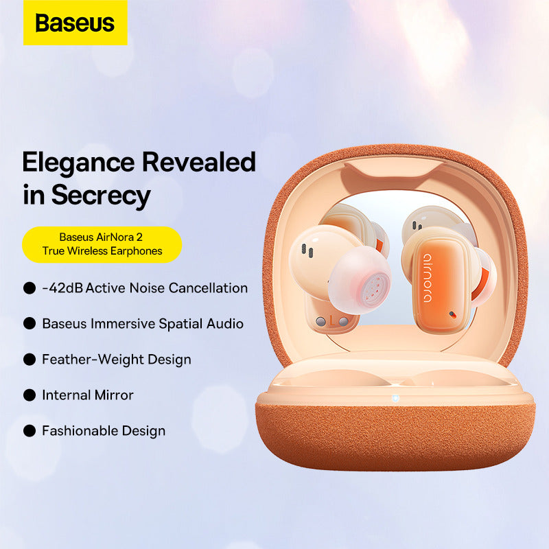 Baseus AirNora 2 True Wireless Earphones - Gradient Orange