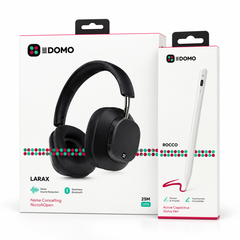 DOMO Bundle - ROCCO Stylus Pen + LARAX Noise-Cancelling Headphones