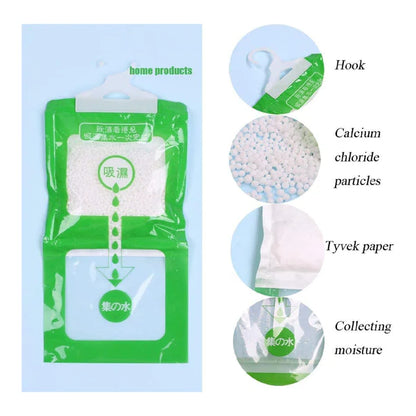 Bags to remove moisture and mold permanently in winter